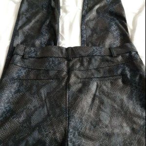 Zara Black and Gray Patterned Leggings